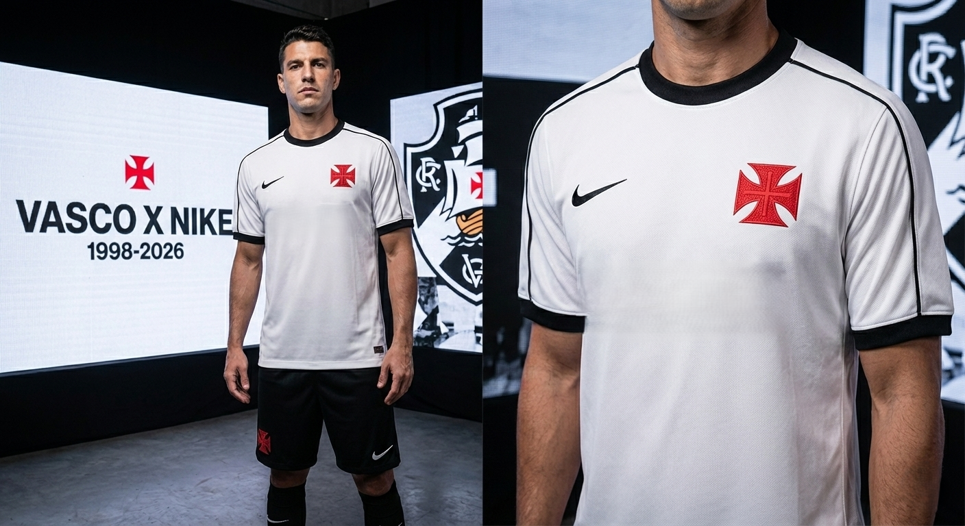 Camisa Vasco 98 Brasil